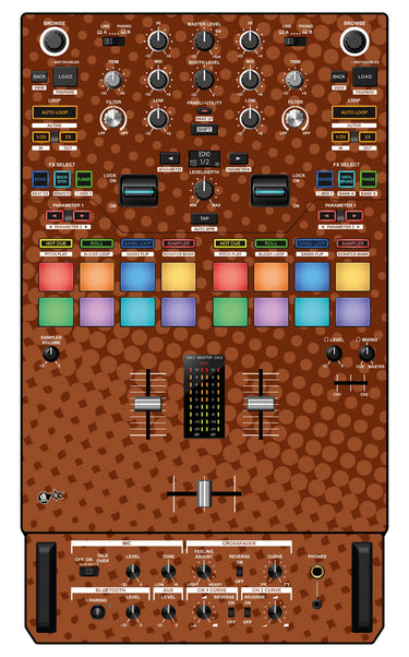 Pioneer DJ DJM S7 Skin Gradienter Brown